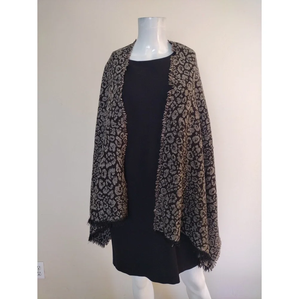 pashmina scarf wrap shawl Animal‎ Print Knit Lightweight Chic Elegant 67X21
